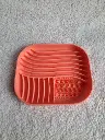 Tapis de léchage ondulé